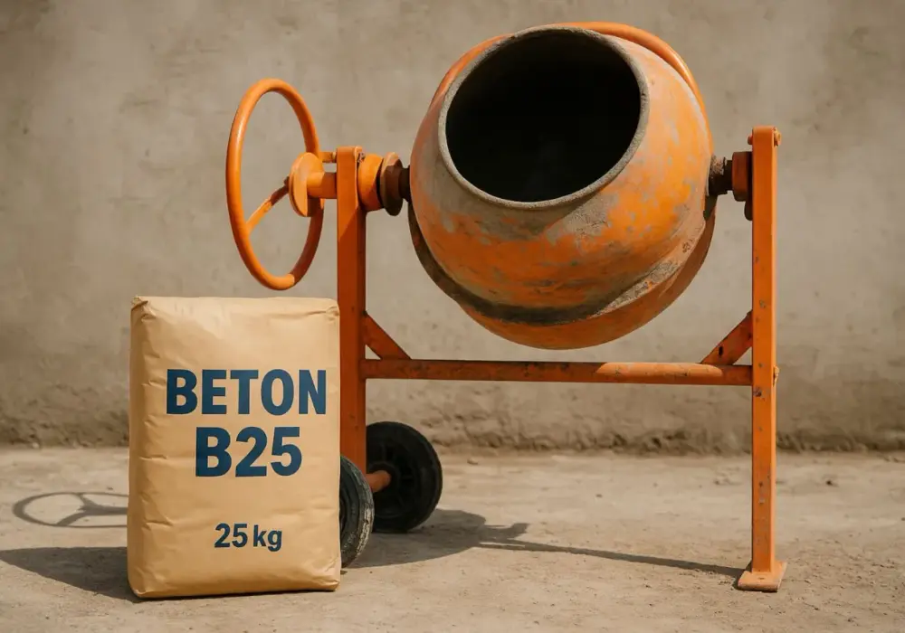 Beton B25 - proporcje i skład. Jak uniknąć błędów przy mieszaniu?