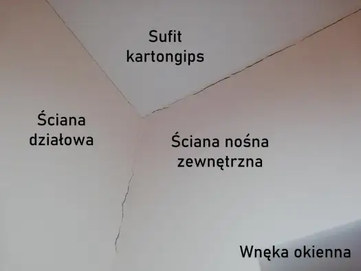 Pękające ściany i osiadanie budynku - Kiedy rysa staje się groźna?