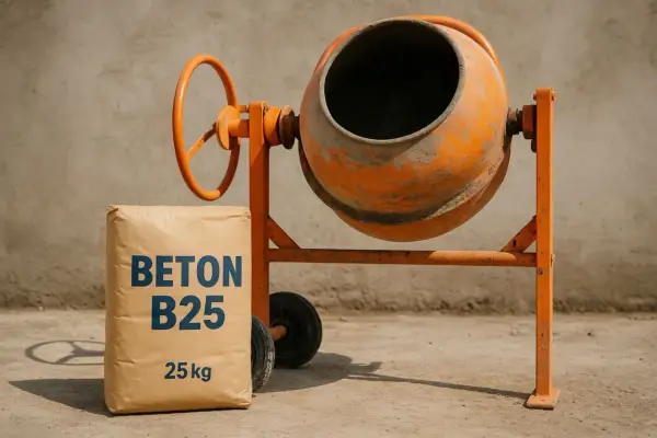 Beton B25 - proporcje i skład. Jak uniknąć błędów przy mieszaniu?